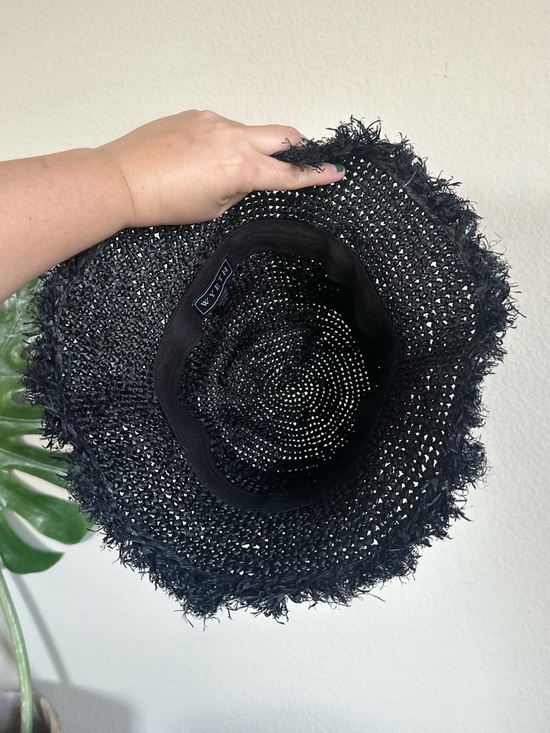 Wyeth Straw Woven Frayed Bucket Hat main image 7